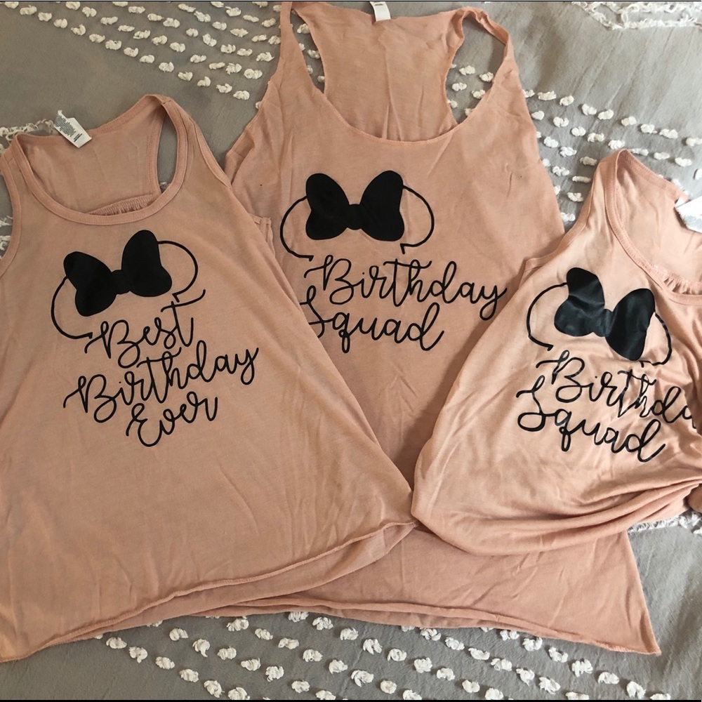 Mommy & Me Disney Birthday shirts